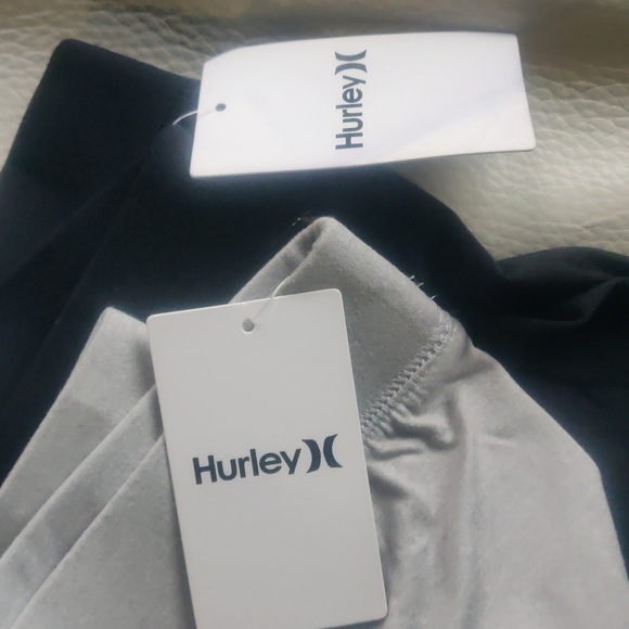 Hurley Girls Leggings Black + Grey size L - Picture 4 of 5